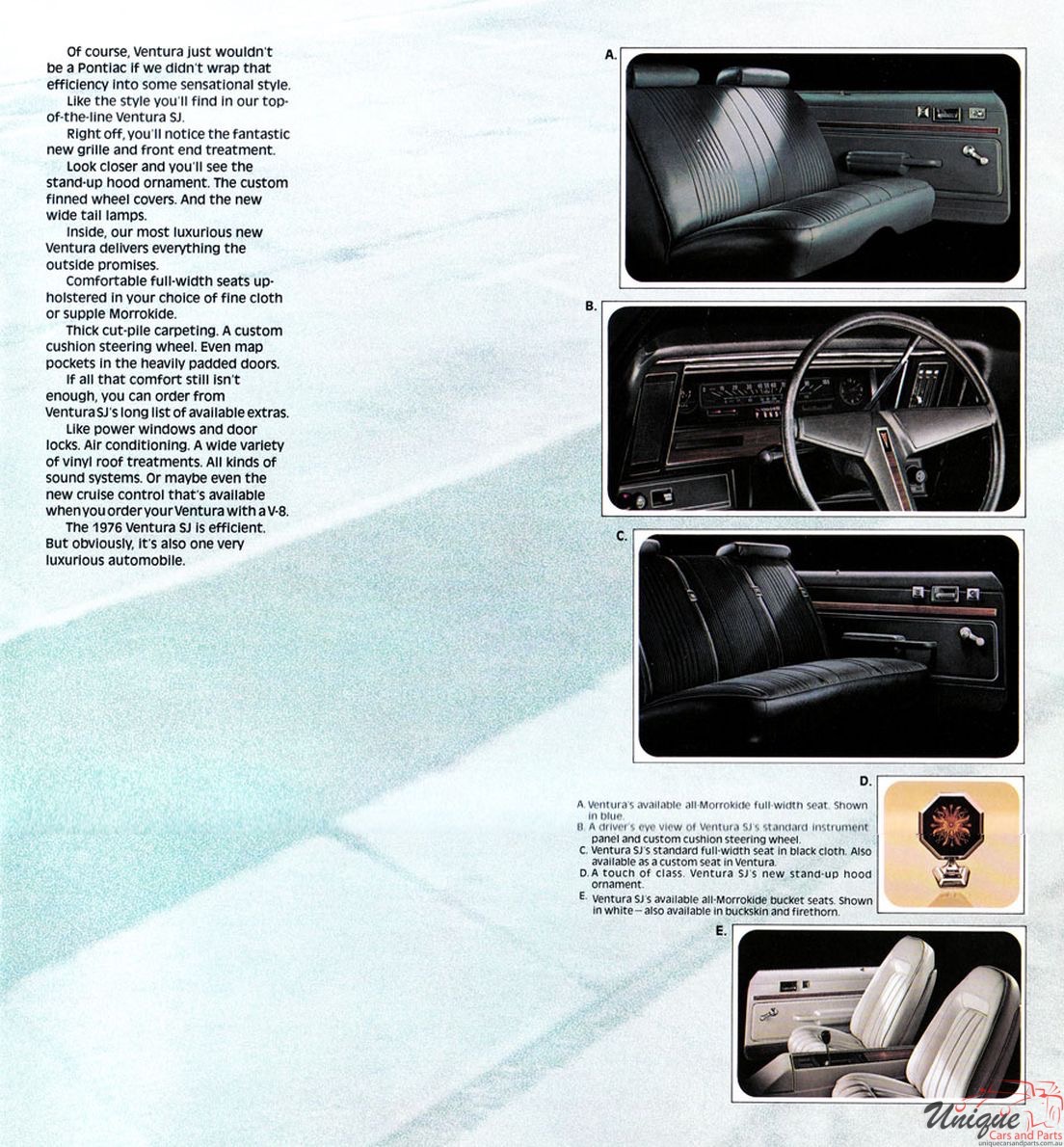 1976 Pontiac Full-Line Brochure Page 8